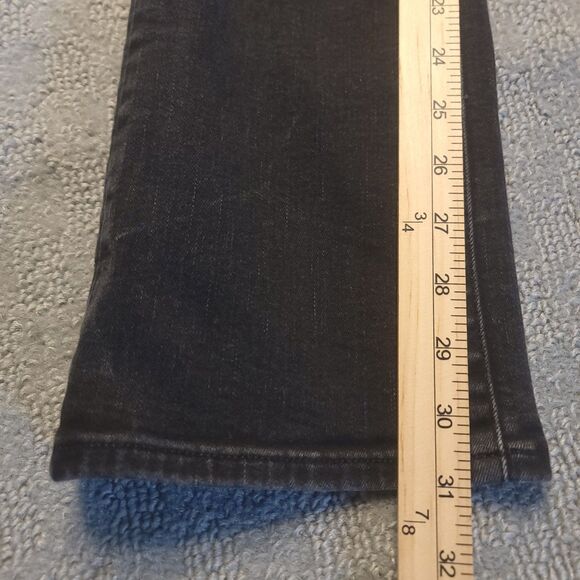 American Eagle Womens 000  Jeans Kick Boot Stretch Low Rise Black - Picture 7 of 10